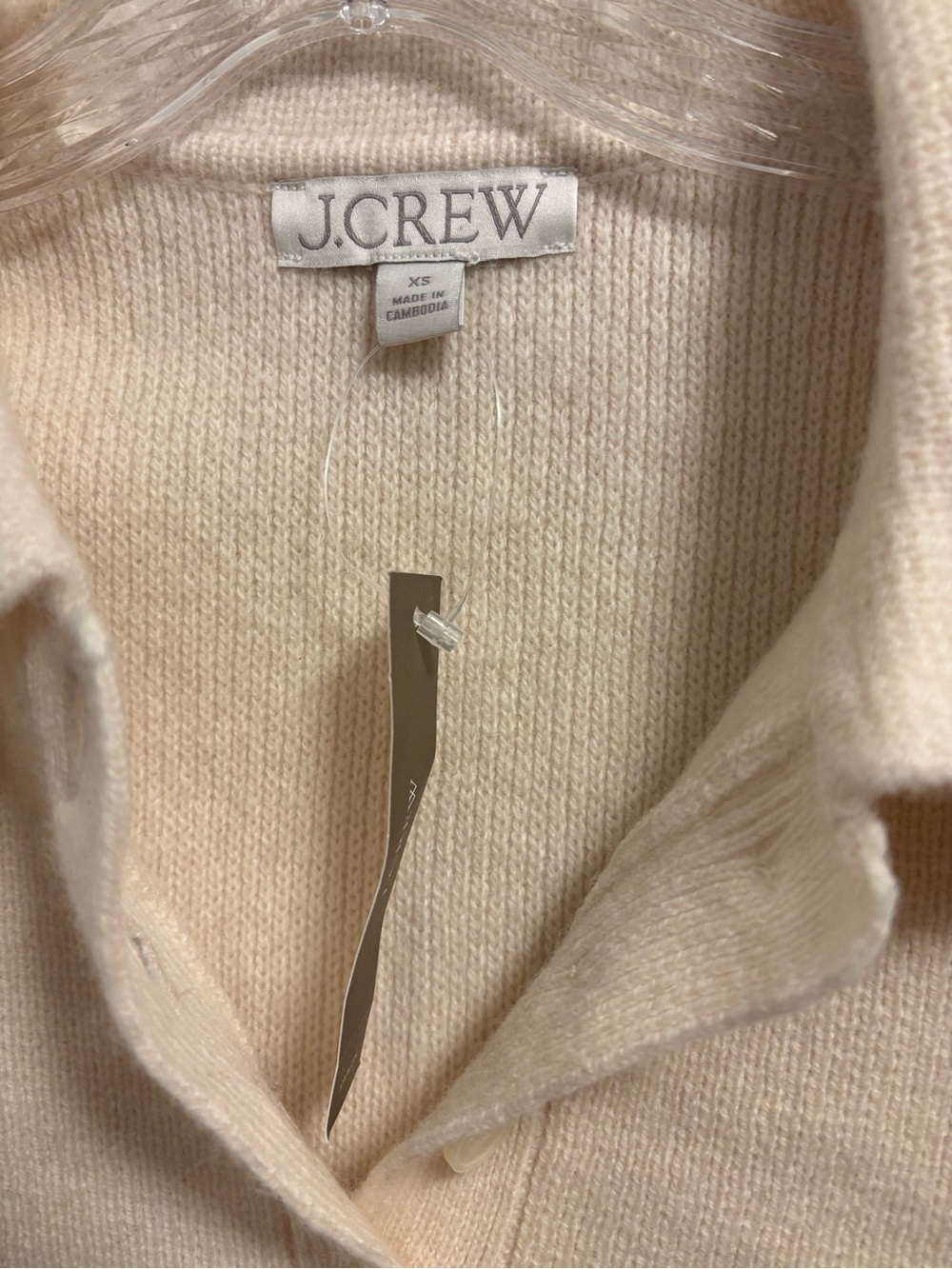 NWT J Crew Off-White Sweater - Picture 3 of 4